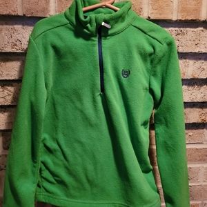 Chaps boys half zip up fleece